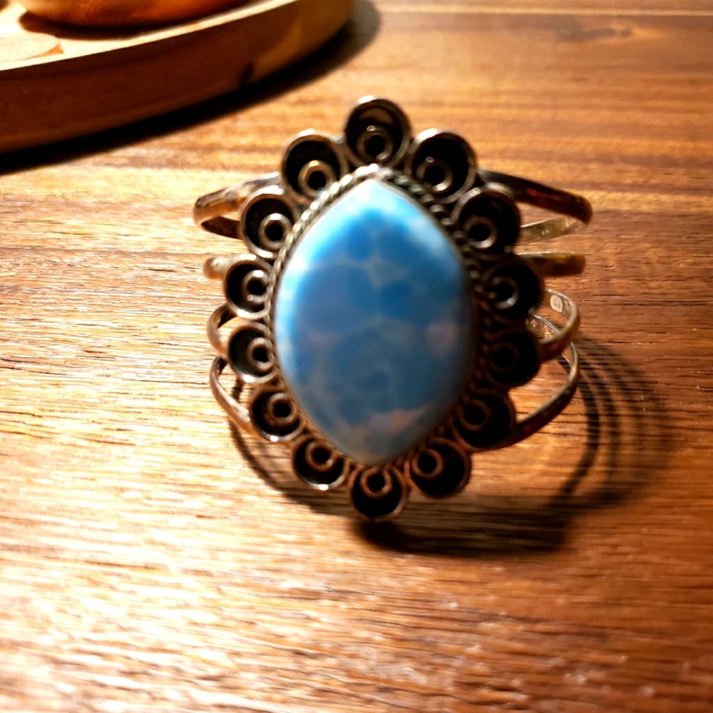 Silver Cuff Bracelet - Picture 10 of 14